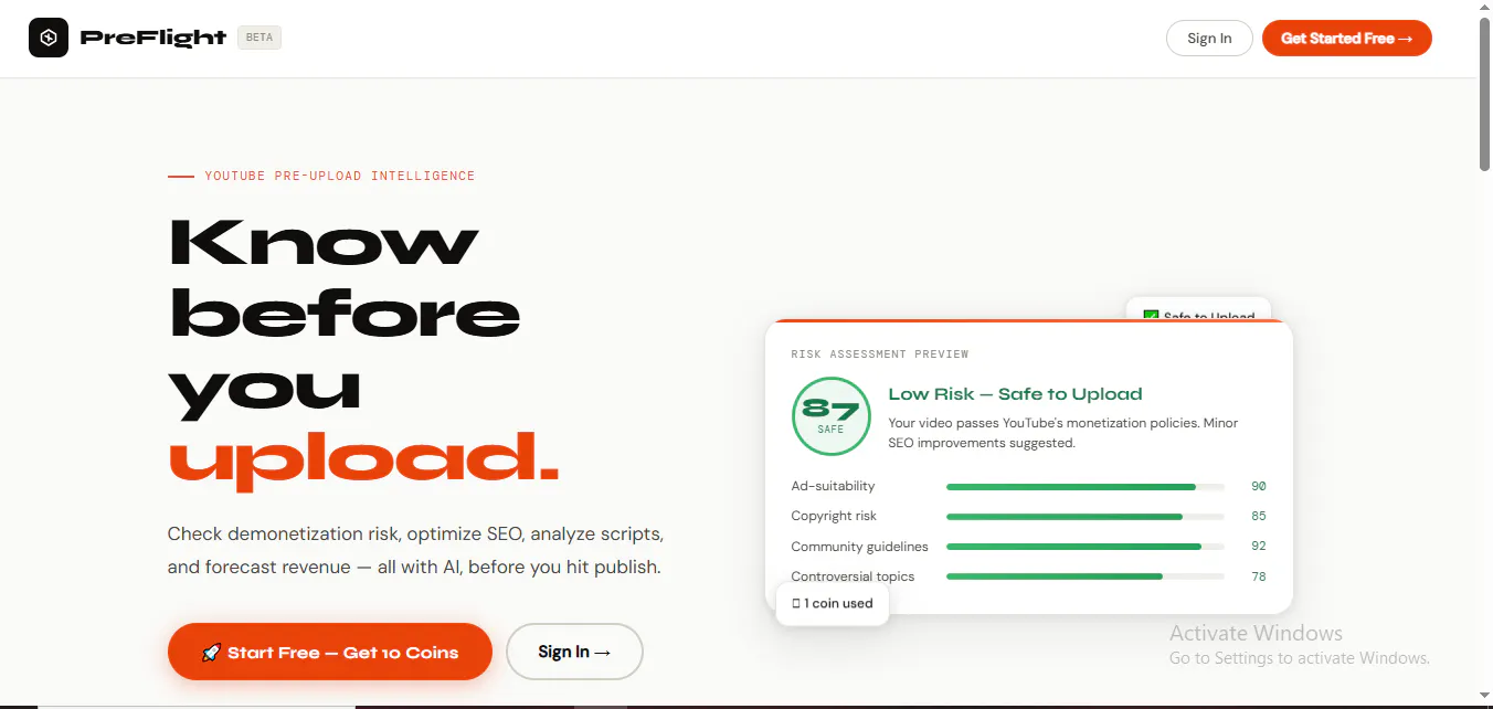 Banner del producto Preflight