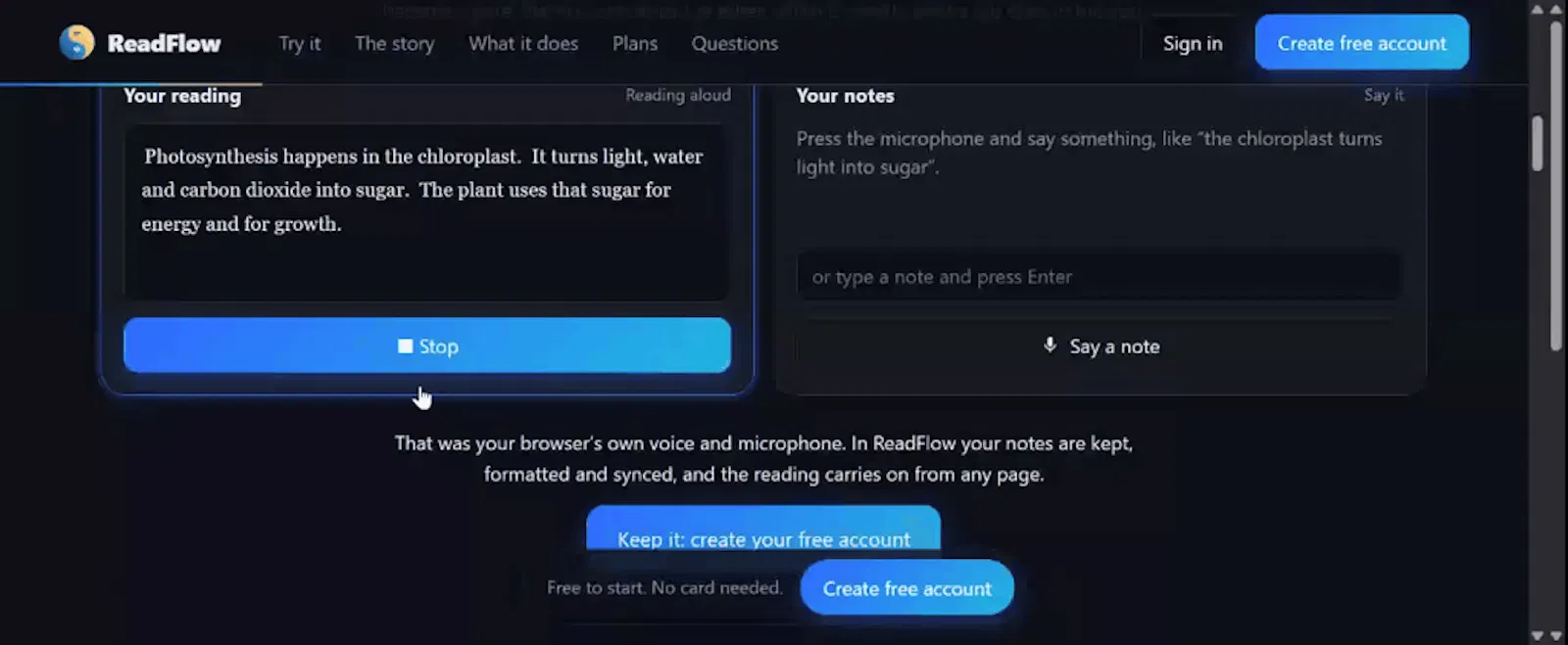 ReadFlow screenshot 1 (video preview)