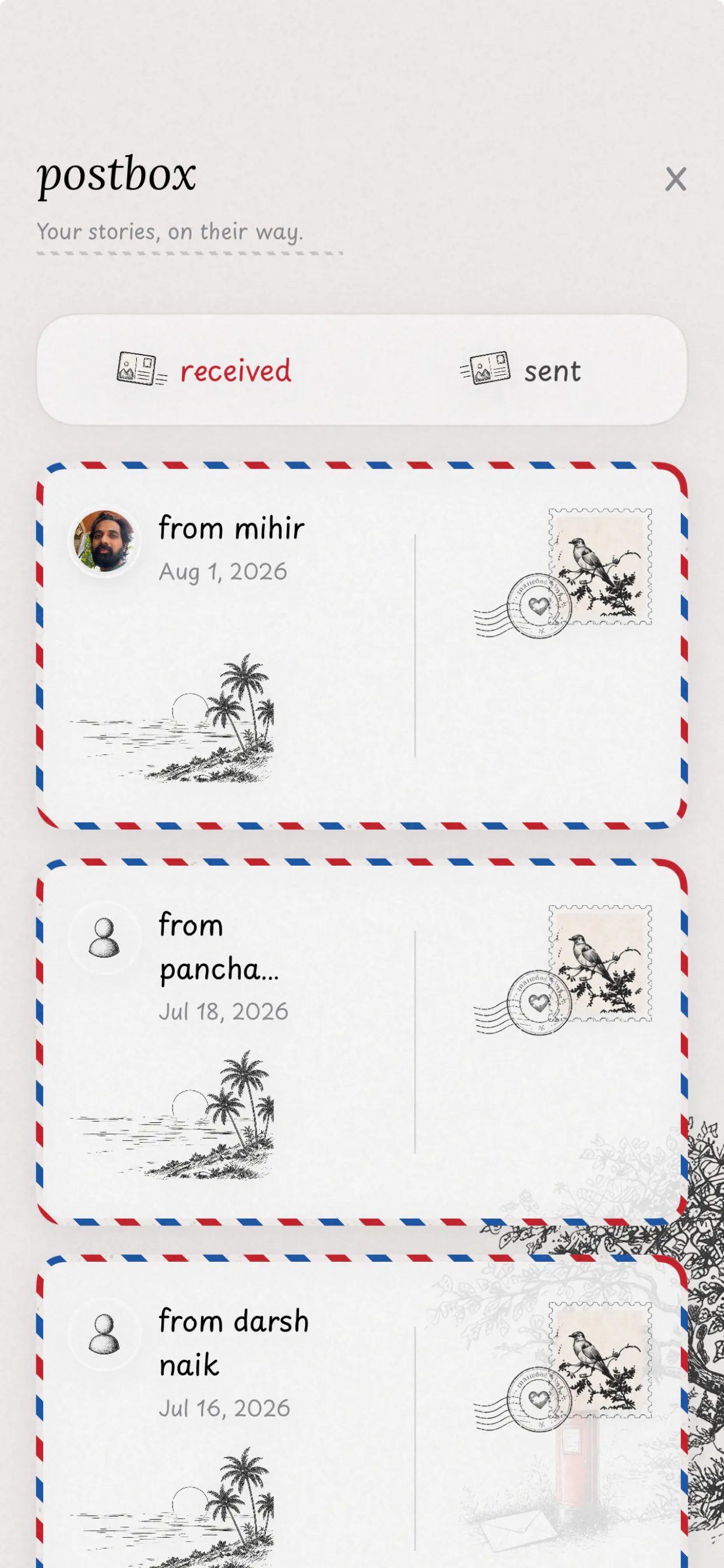 hey postcard - digital postcards gallery image