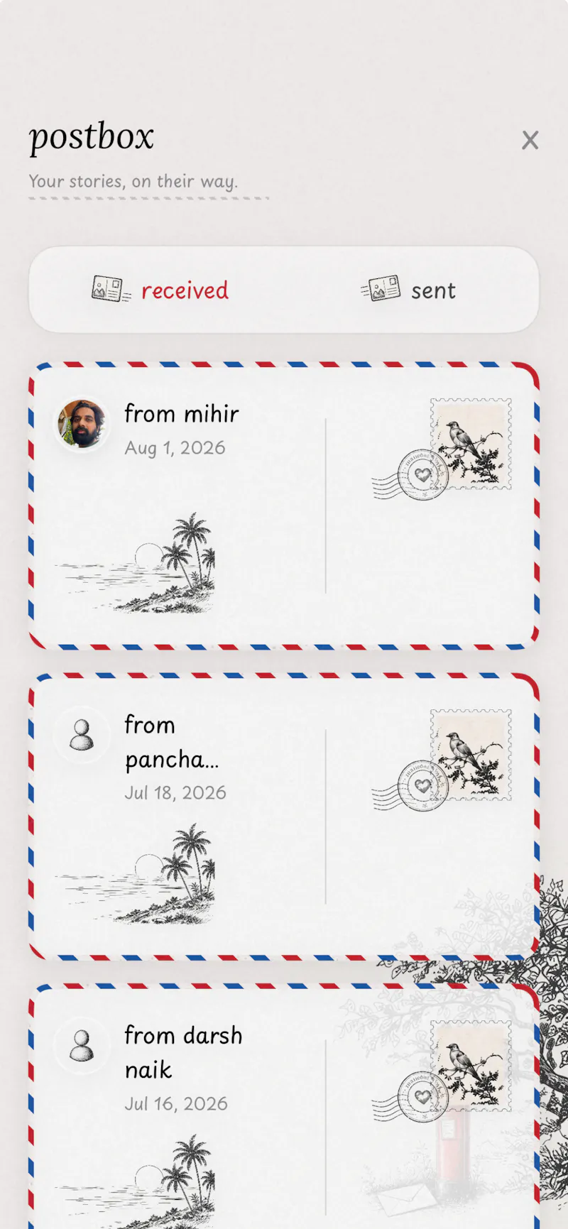 hey postcard - digital postcards screenshot 5