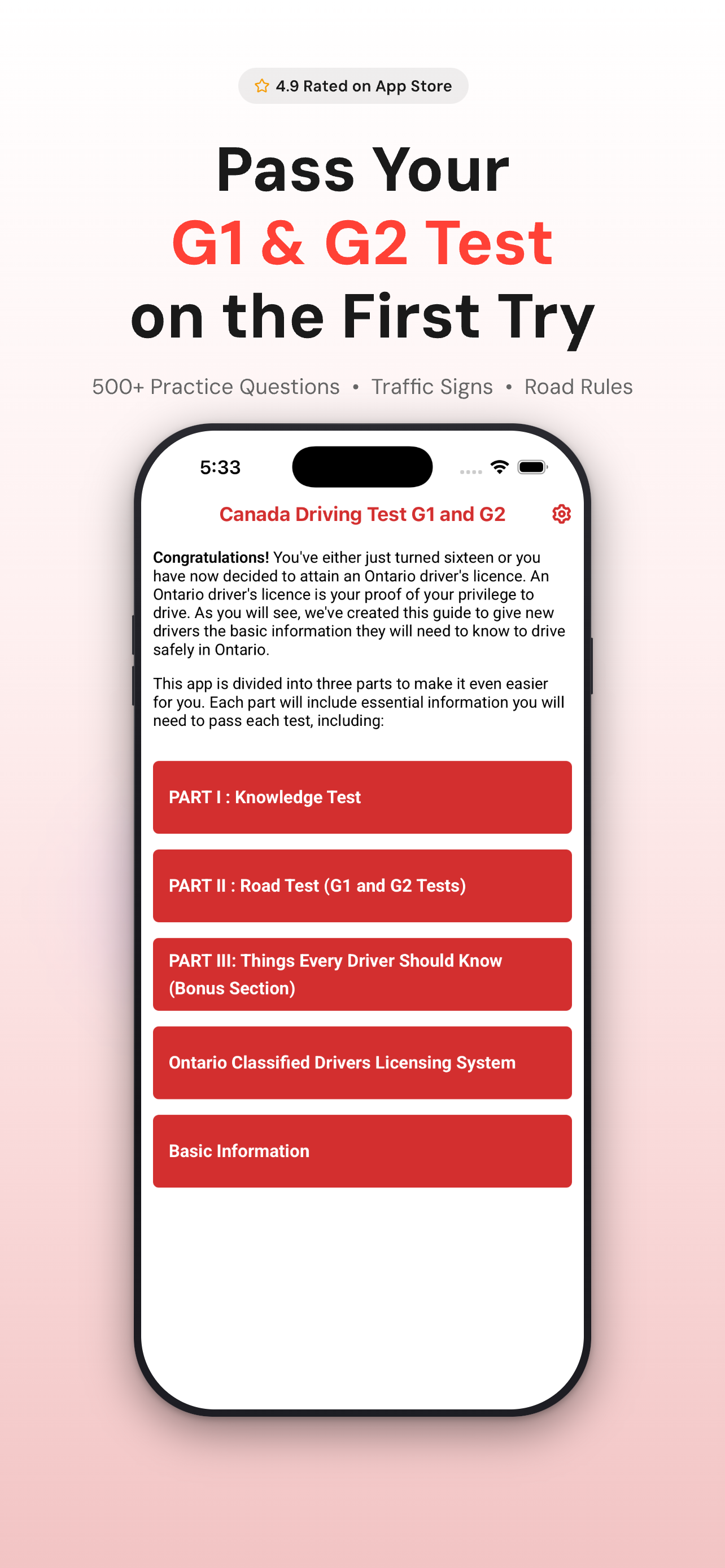 Canada Driving Test G1 and G2 gallery image