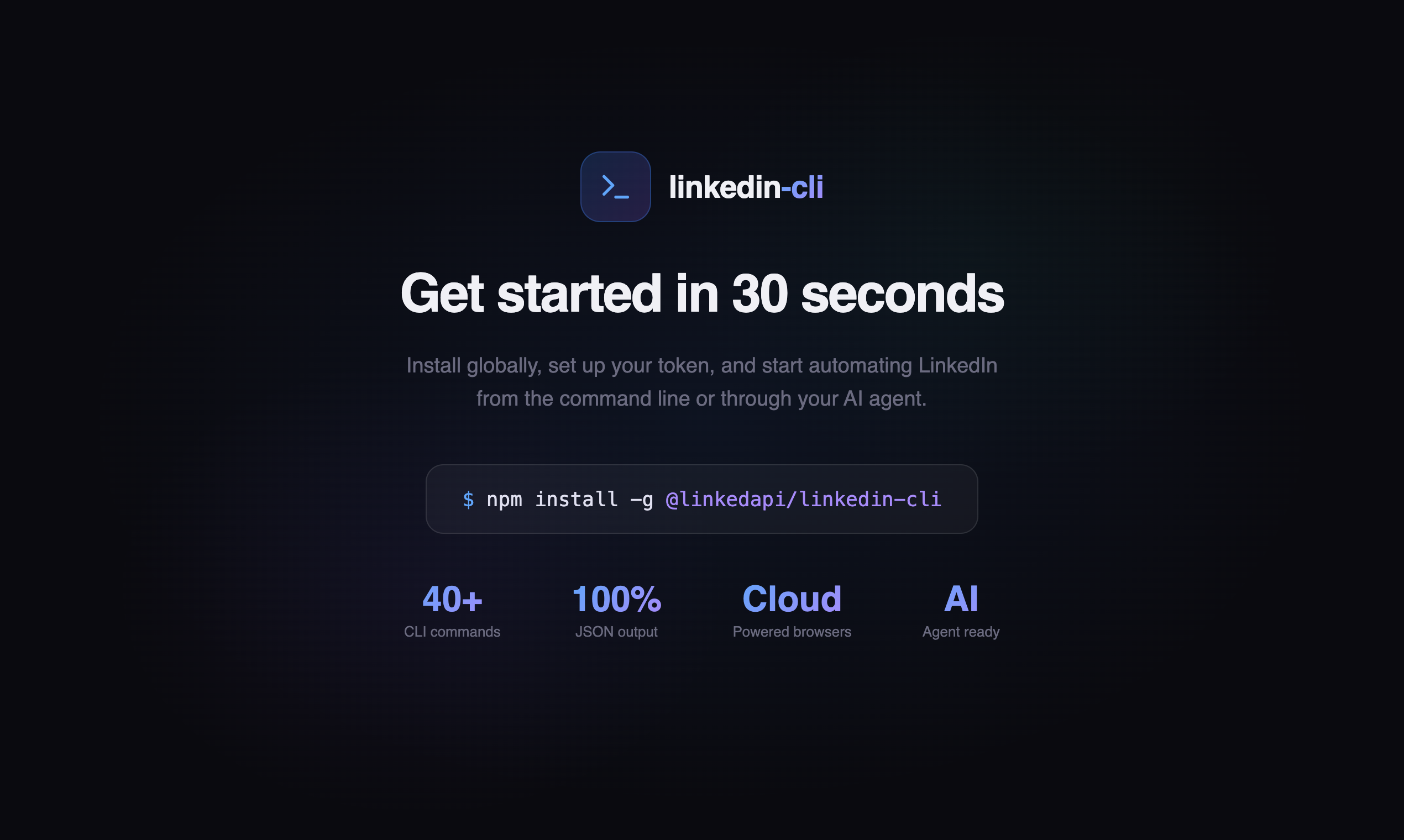 LinkedIn CLI gallery image