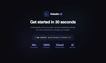 LinkedIn CLI gallery image