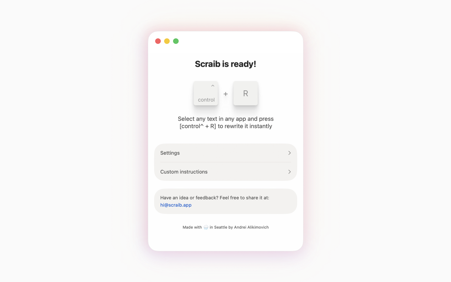 Scraib.app gallery image