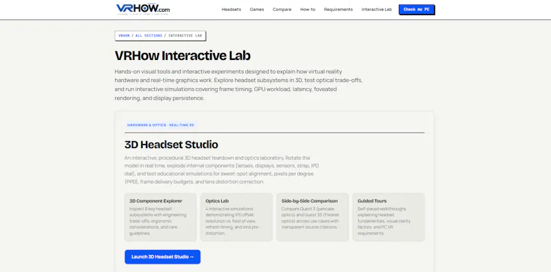 VRHow: VR Compatibility & Tools. screenshot 13