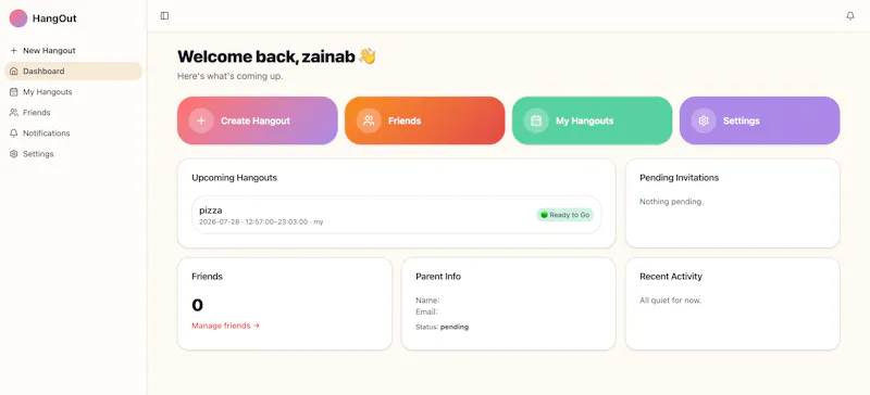 HangOut  screenshot 2