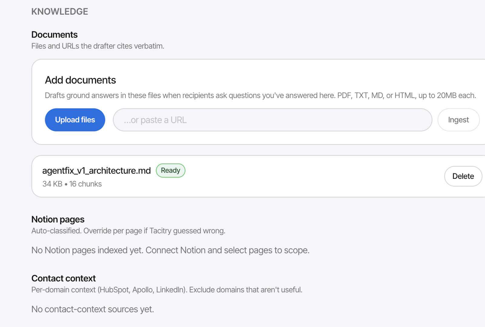 Tacitry screenshot 2