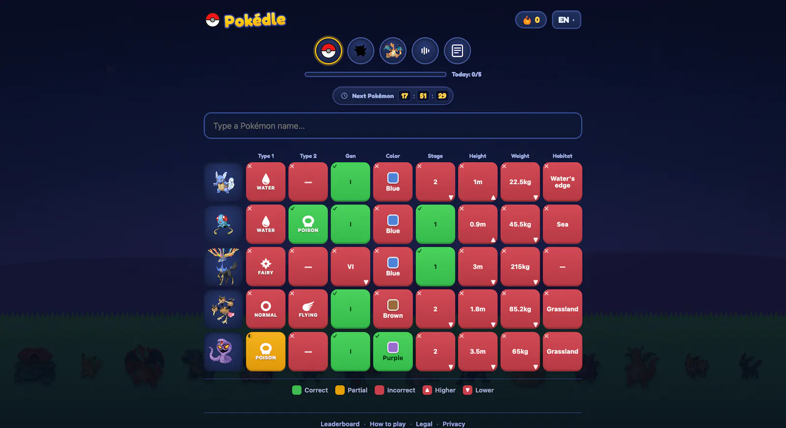 Pokédle screenshot 4