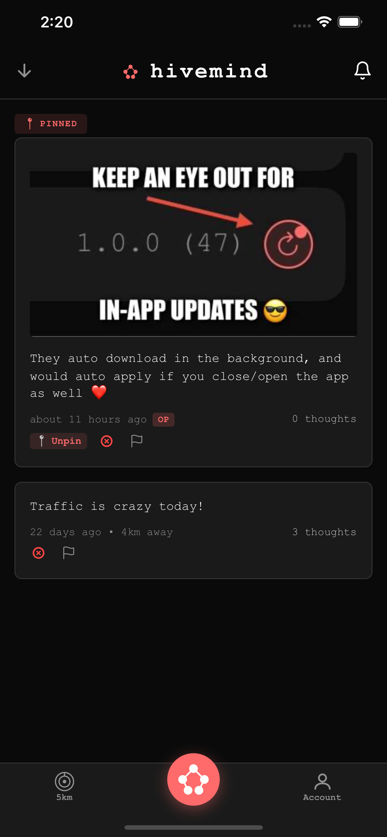 Hivemind - Screenshot 2 showing product features and functionality