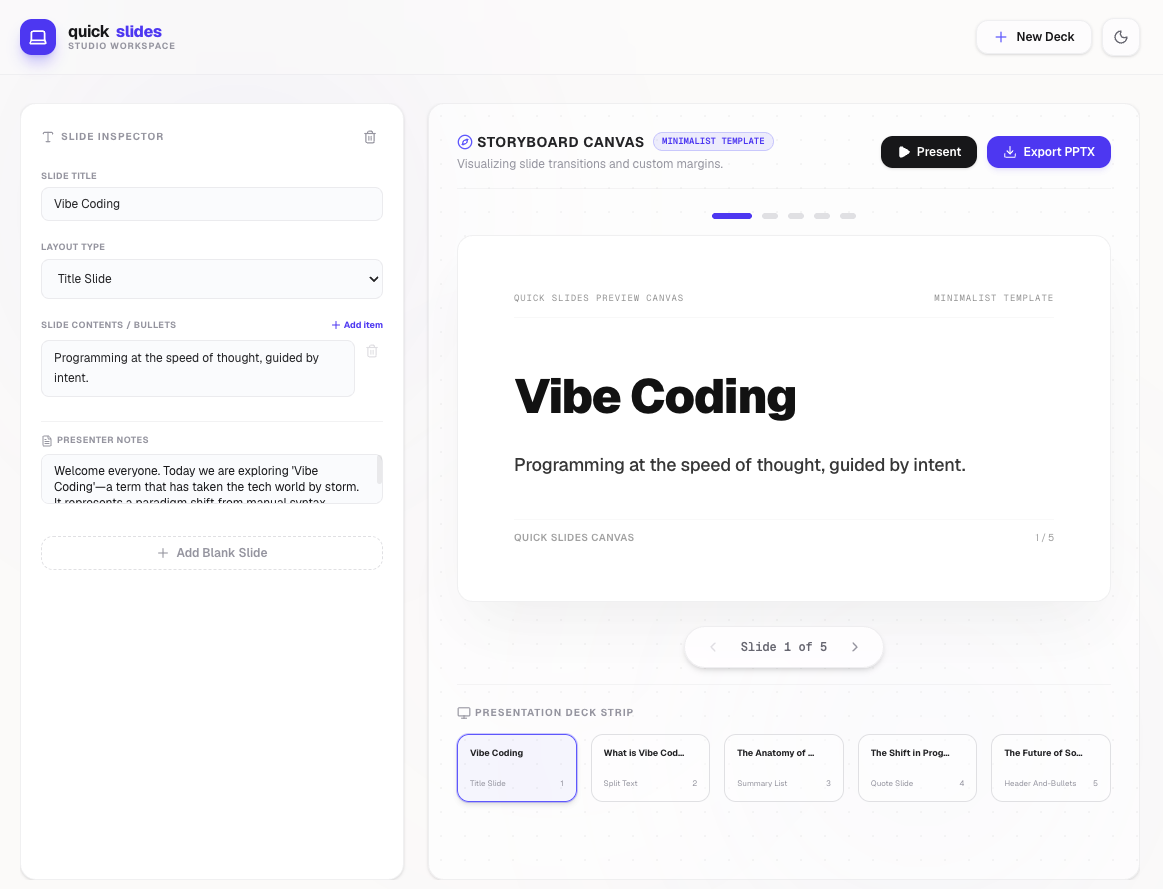 Quick Slides gallery image