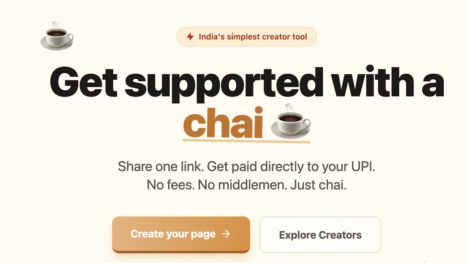 Buy Me a Chai screenshot 1