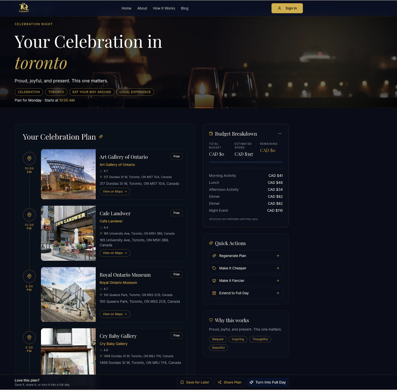 TripQuota screenshot 2