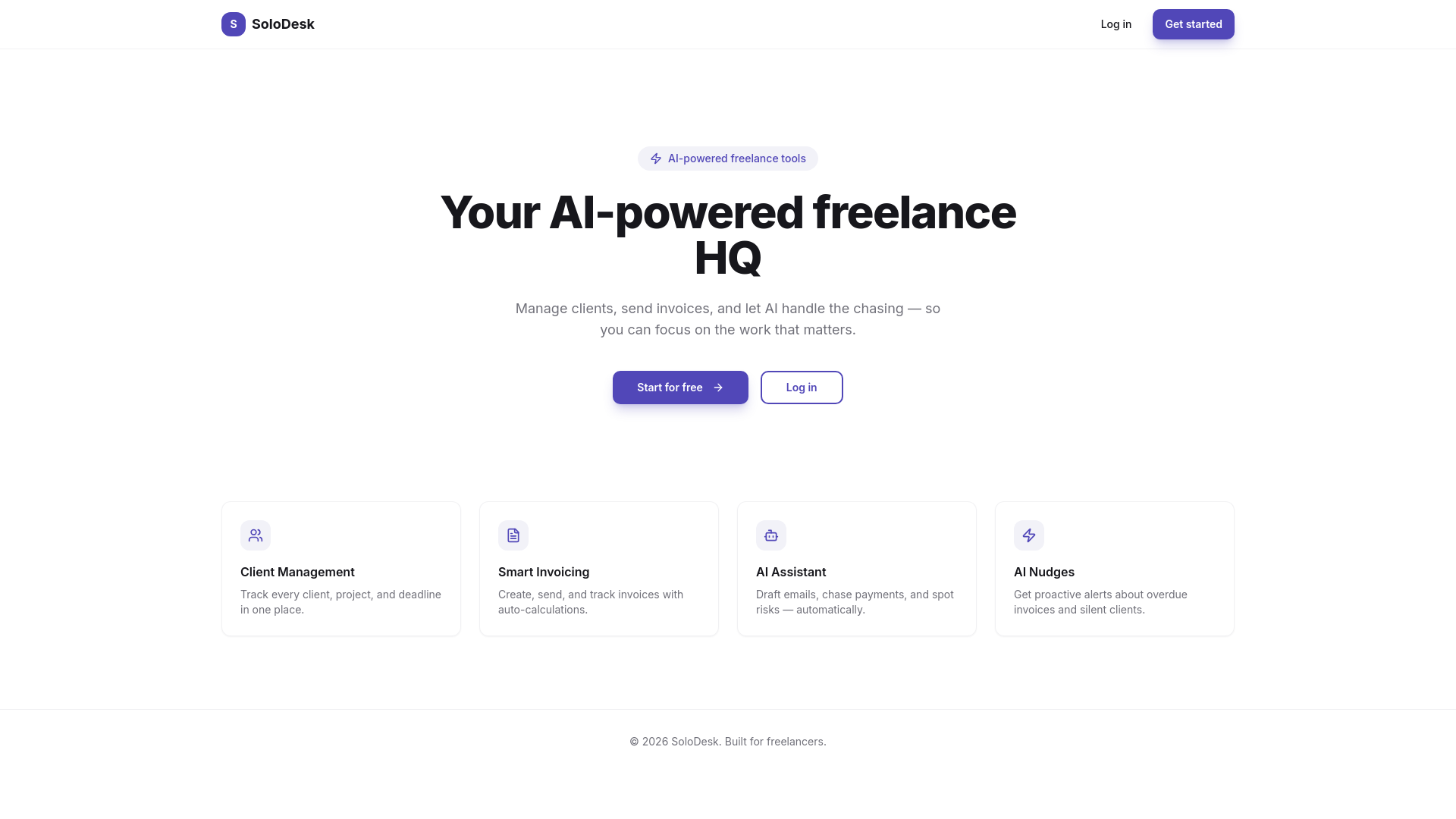 SoloDesk gallery image