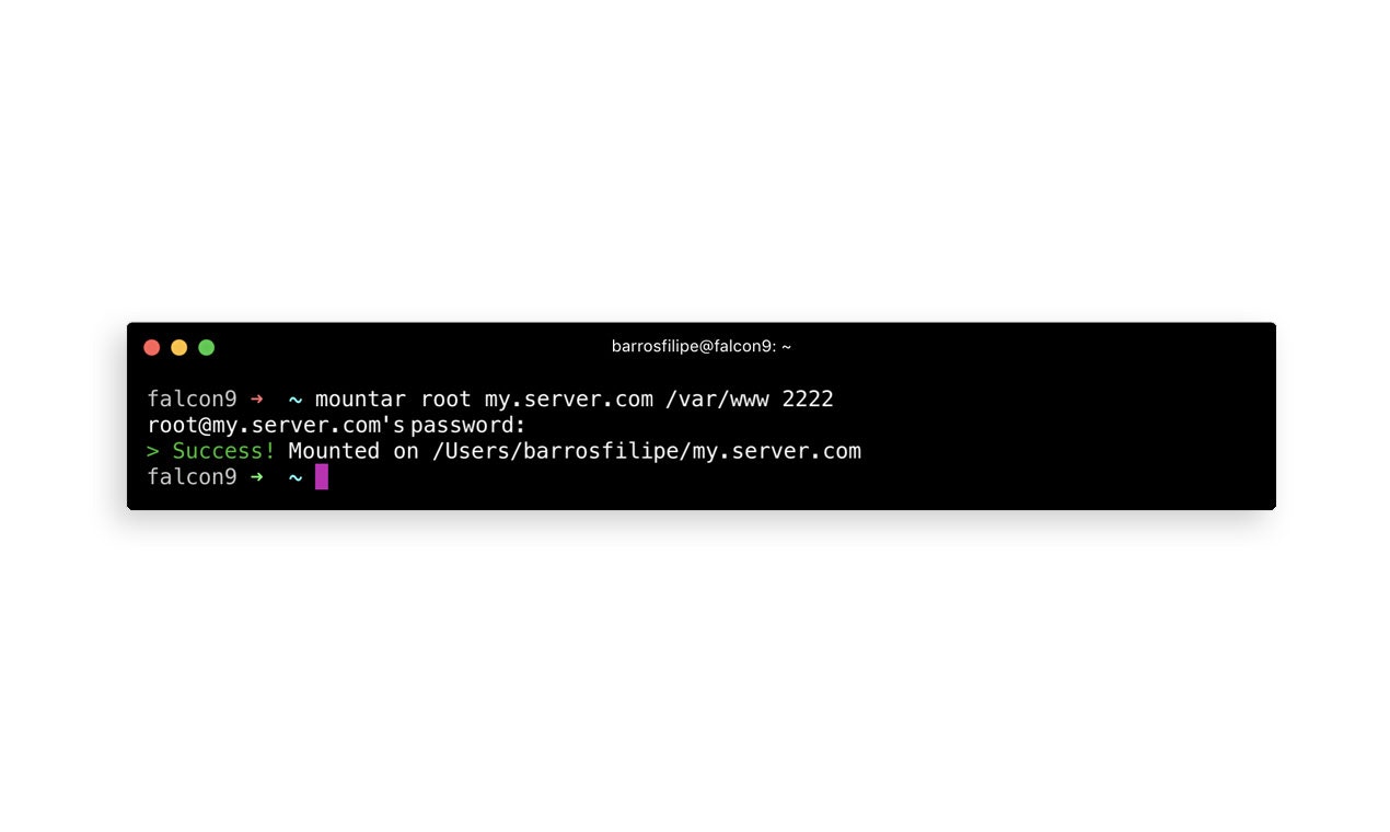 Mountar CLI gallery image