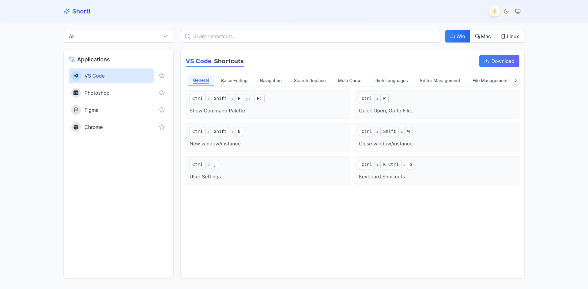 Shorti gallery image