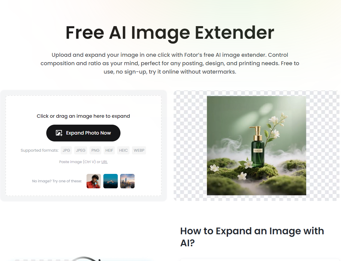 Fotor AI Image Extender logo