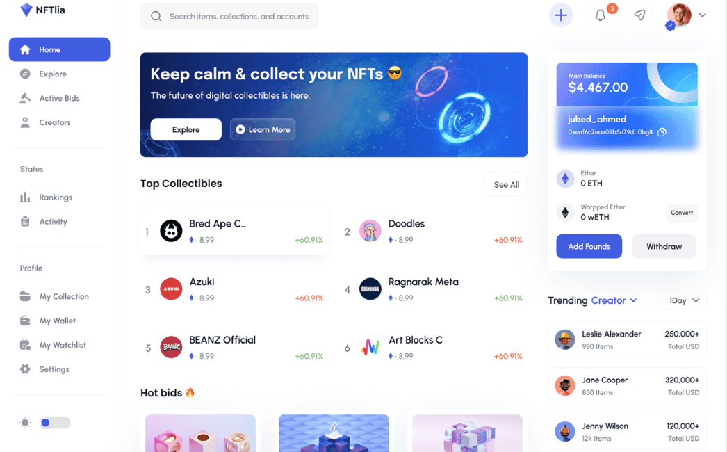 NFT Marketplace -Entwicklung - NFT-Marktentwicklung der nächsten Generation für Web3-Erfolg Medien 1