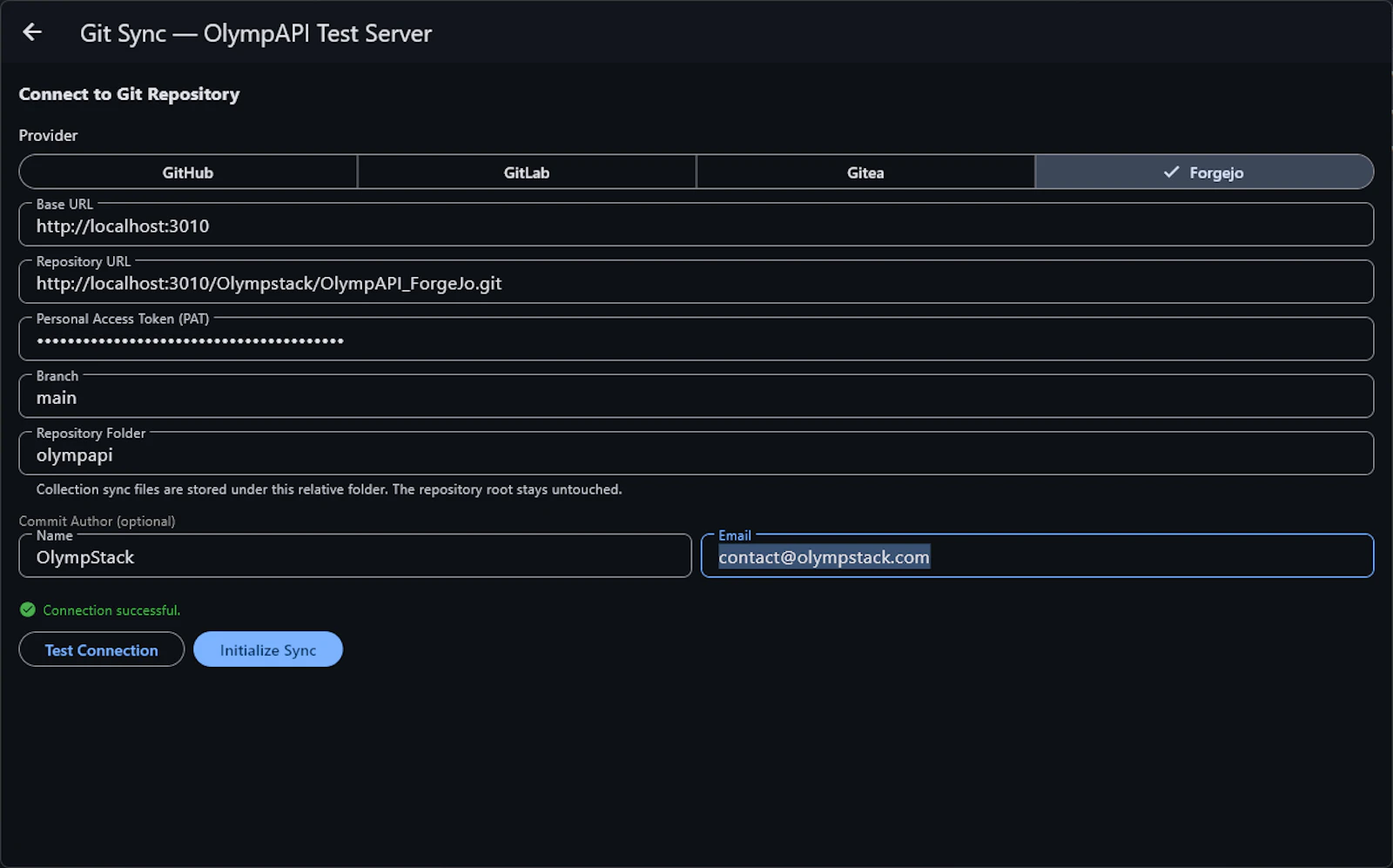 OlympAPI screenshot 2
