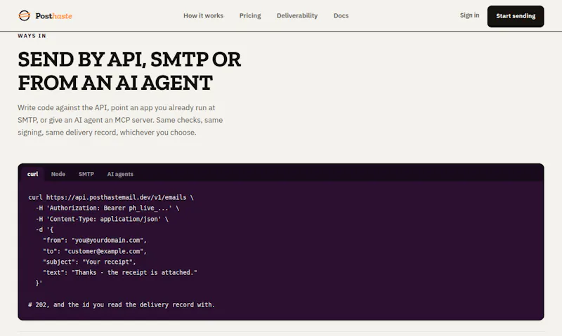 Posthaste screenshot 7