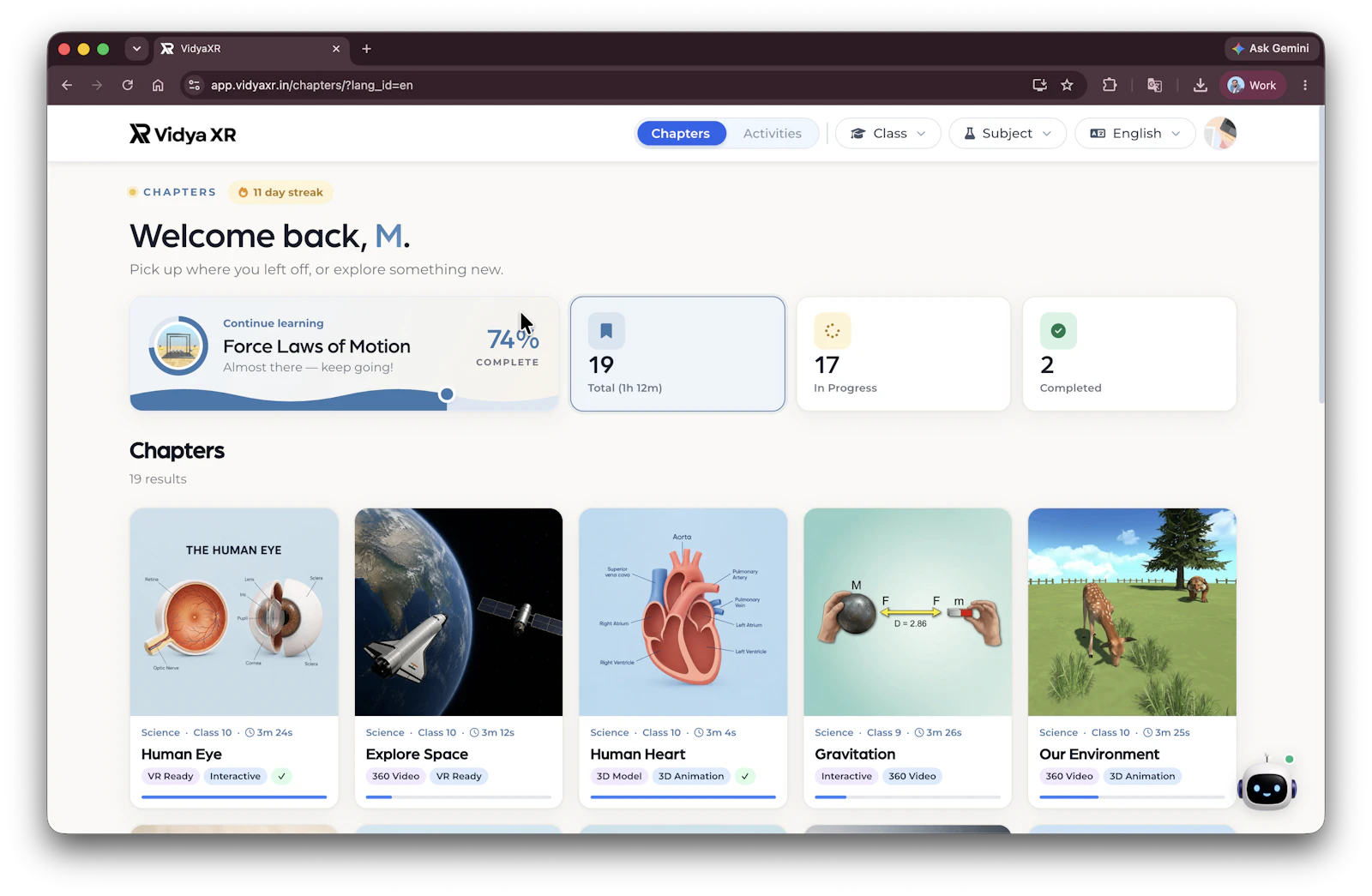 VidyaXR screenshot 2