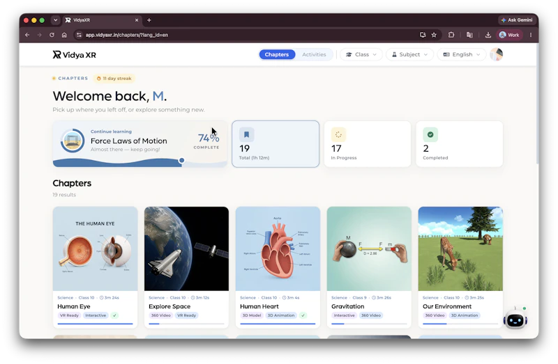 VidyaXR screenshot 2