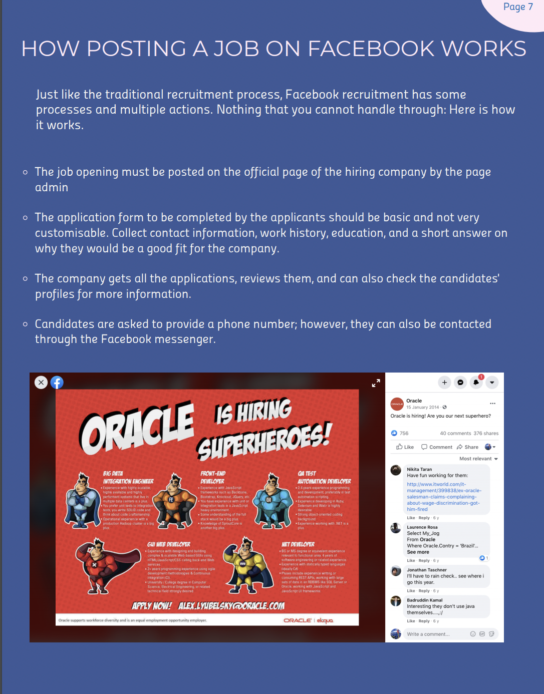How to hire developers via Facebook gallery image