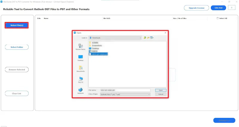MacSonik OST to PST Converter screenshot 2