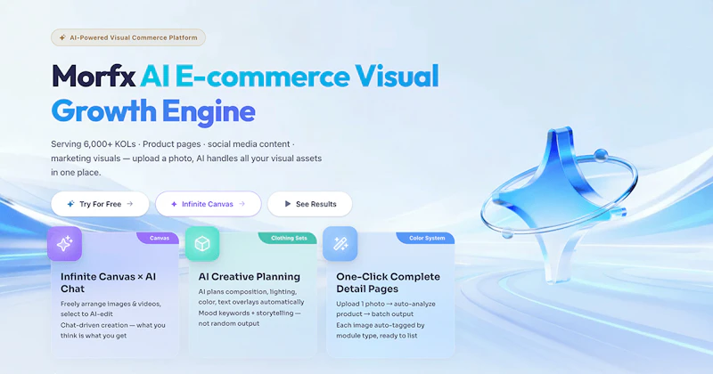 Morfx AI E-commerce Visual Growth Engine screenshot 7
