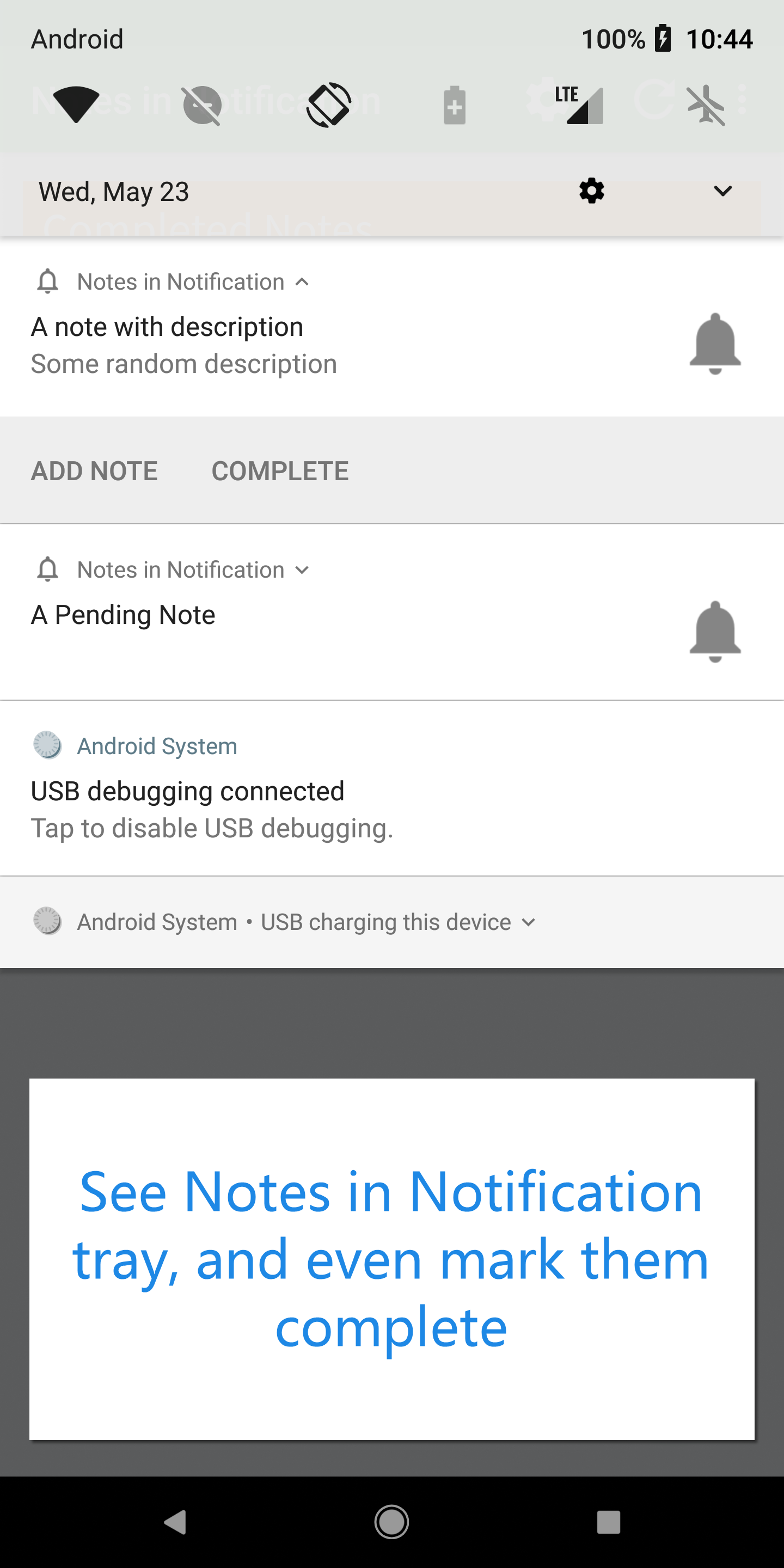 Notes in Notification gallery image