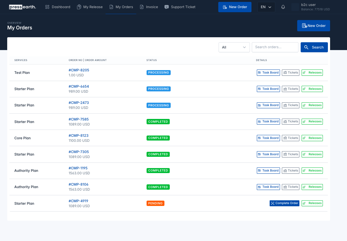 Press Earth - Screenshot 2 showing product features and functionality