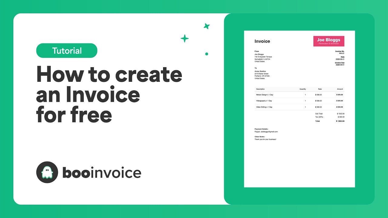 BooInvoice gallery image