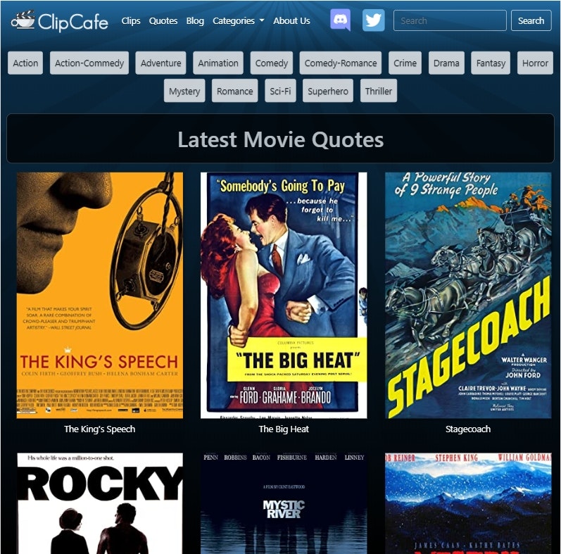 ClipCafe - Movie Quote DB with videos gallery image