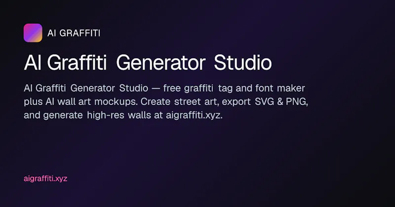 AI Graffiti Generator Studio screenshot 3