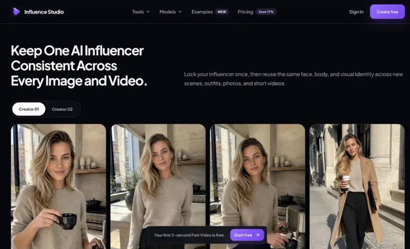 AI Influencer Generator screenshot 2