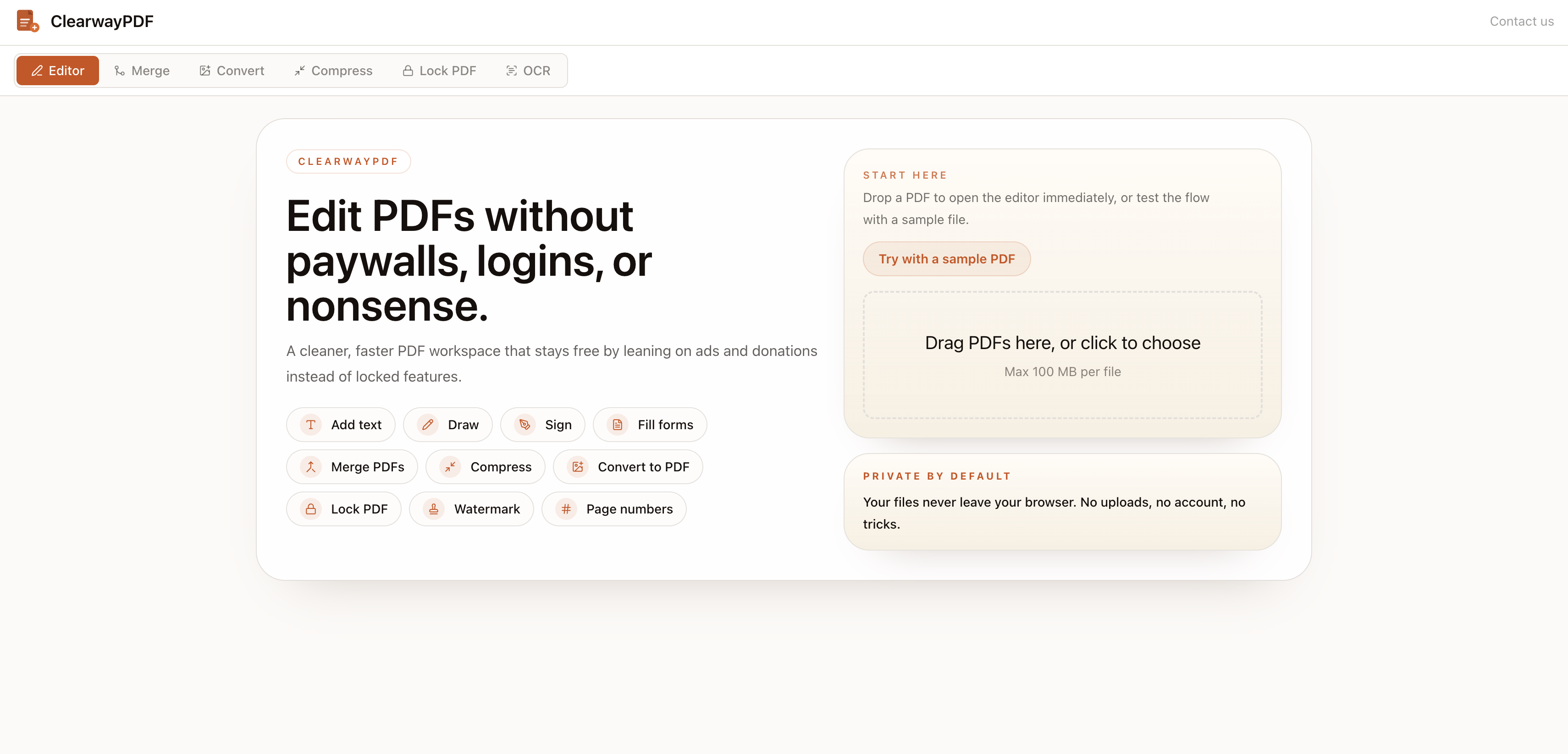 ClearwayPDF gallery image