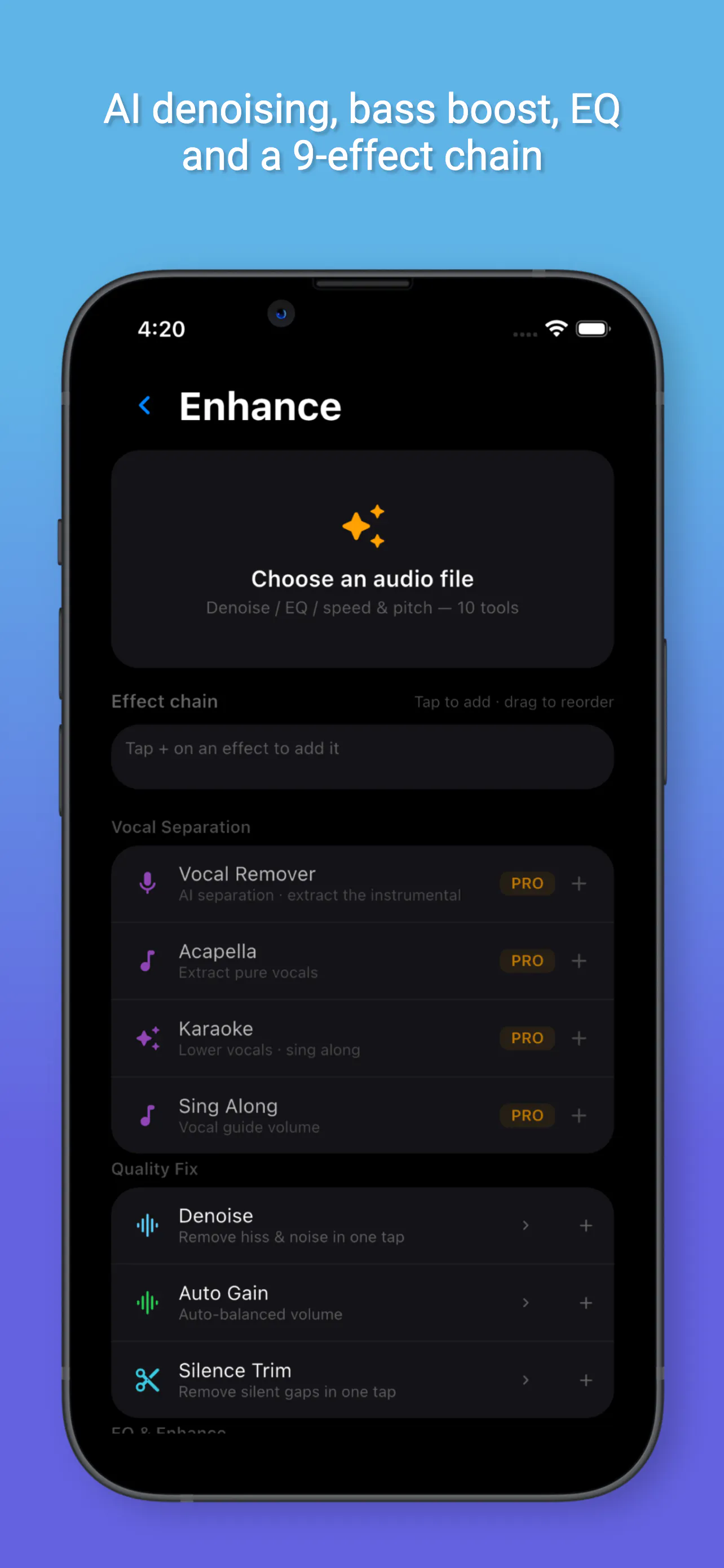 ToneScoop – On-device Video to MP3 gallery image