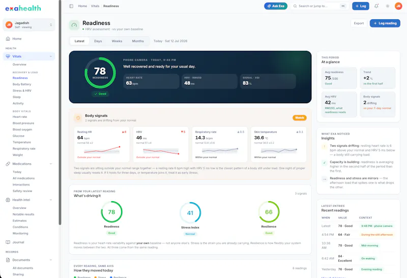 exahealth screenshot 2