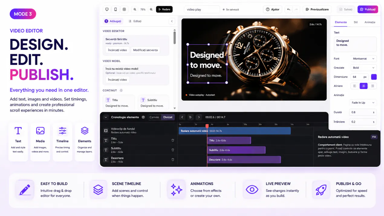 Motion Hero: GSAP Video Player product