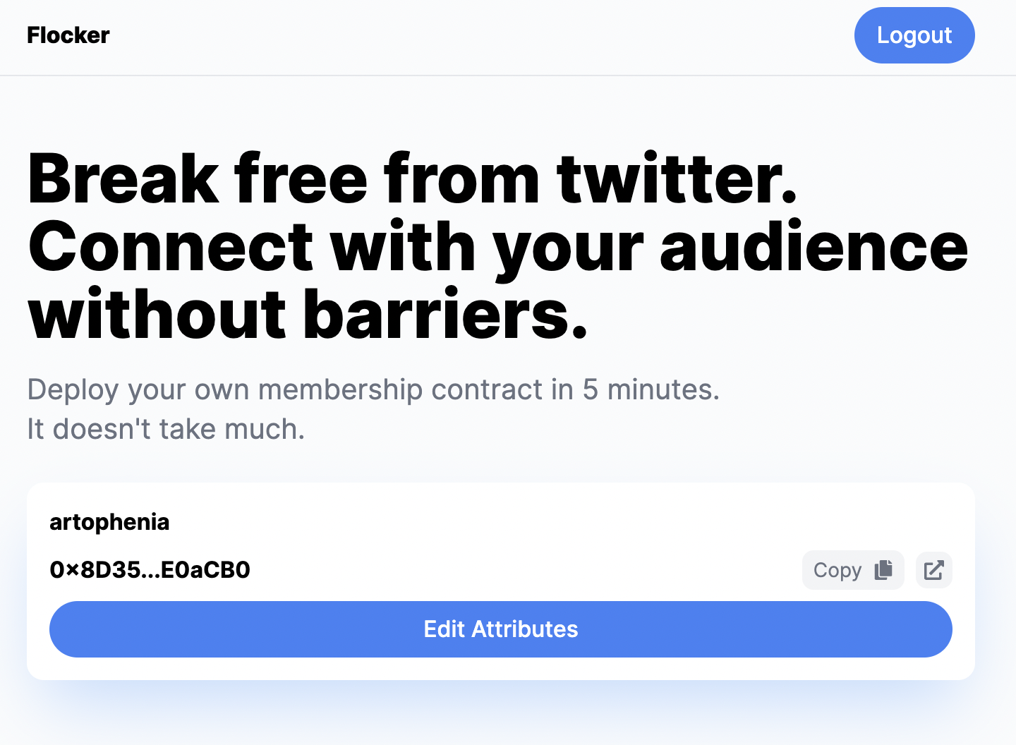 Flocker.app - Een Twitter -reddingskit voor merken en makers van Unlock Labs media 3