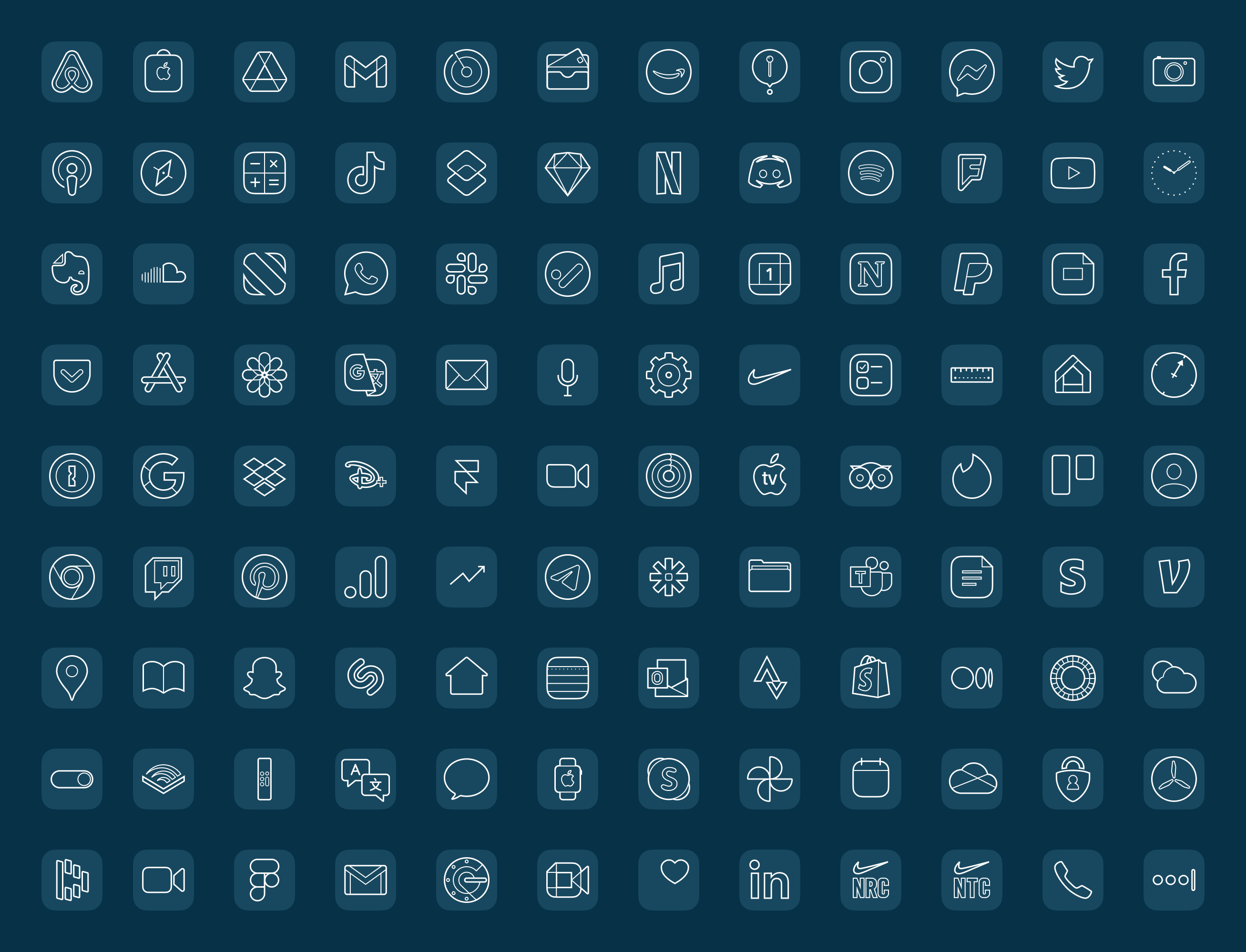 Linea iOS icons gallery image