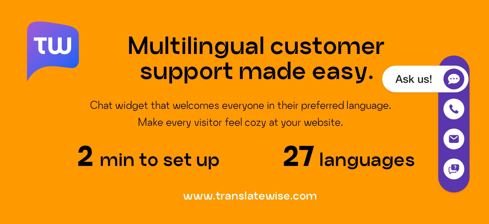 Customer chat by TranslateWise media 1