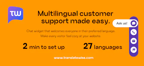 Customer Chat by TranslateWise gallery image