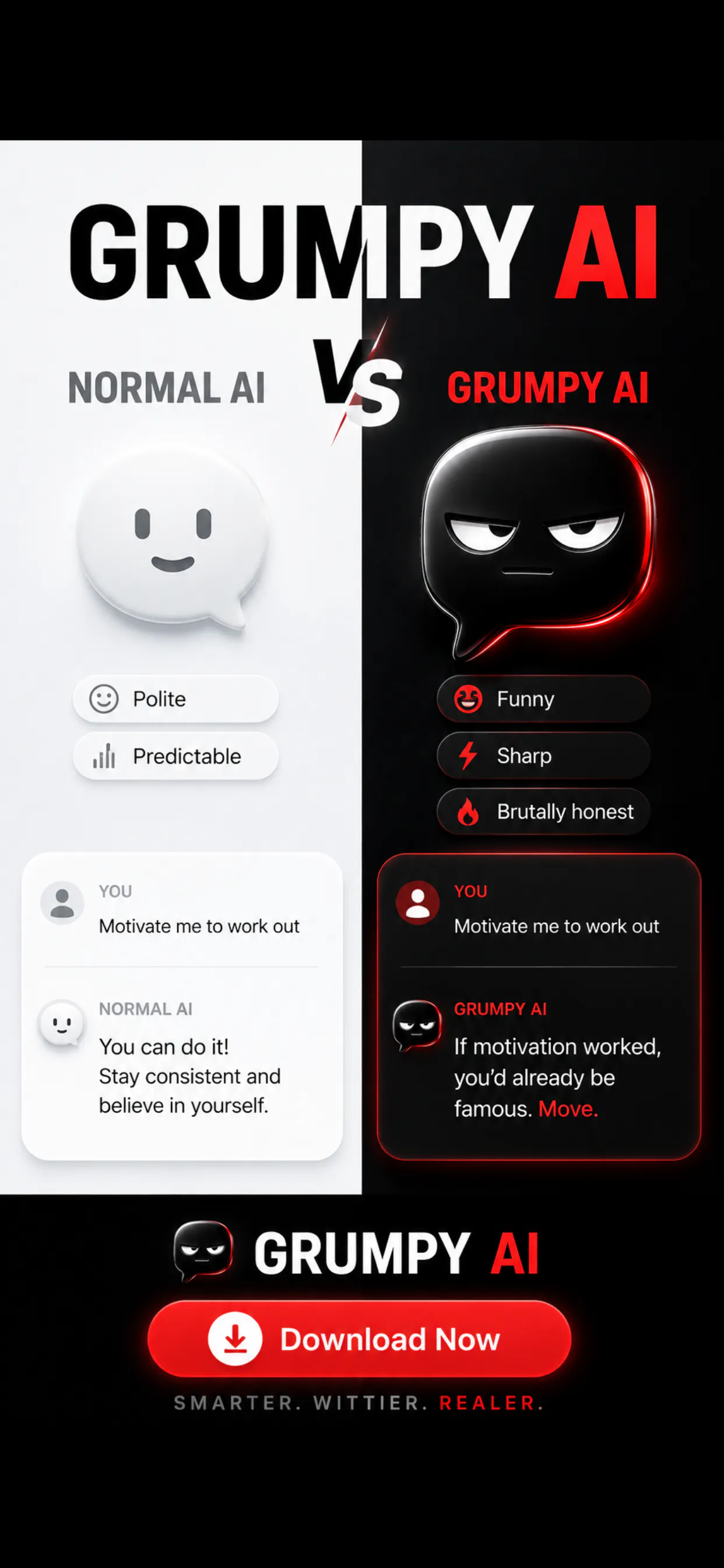 Grumpy AI - Sarcastic AI Chatbot gallery image