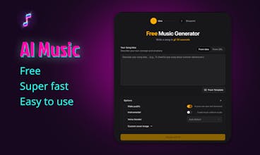 Free AI Music Generator by Next Music gallery image