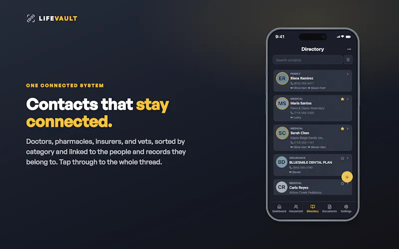 LifeVault: Family Organizer screenshot 3