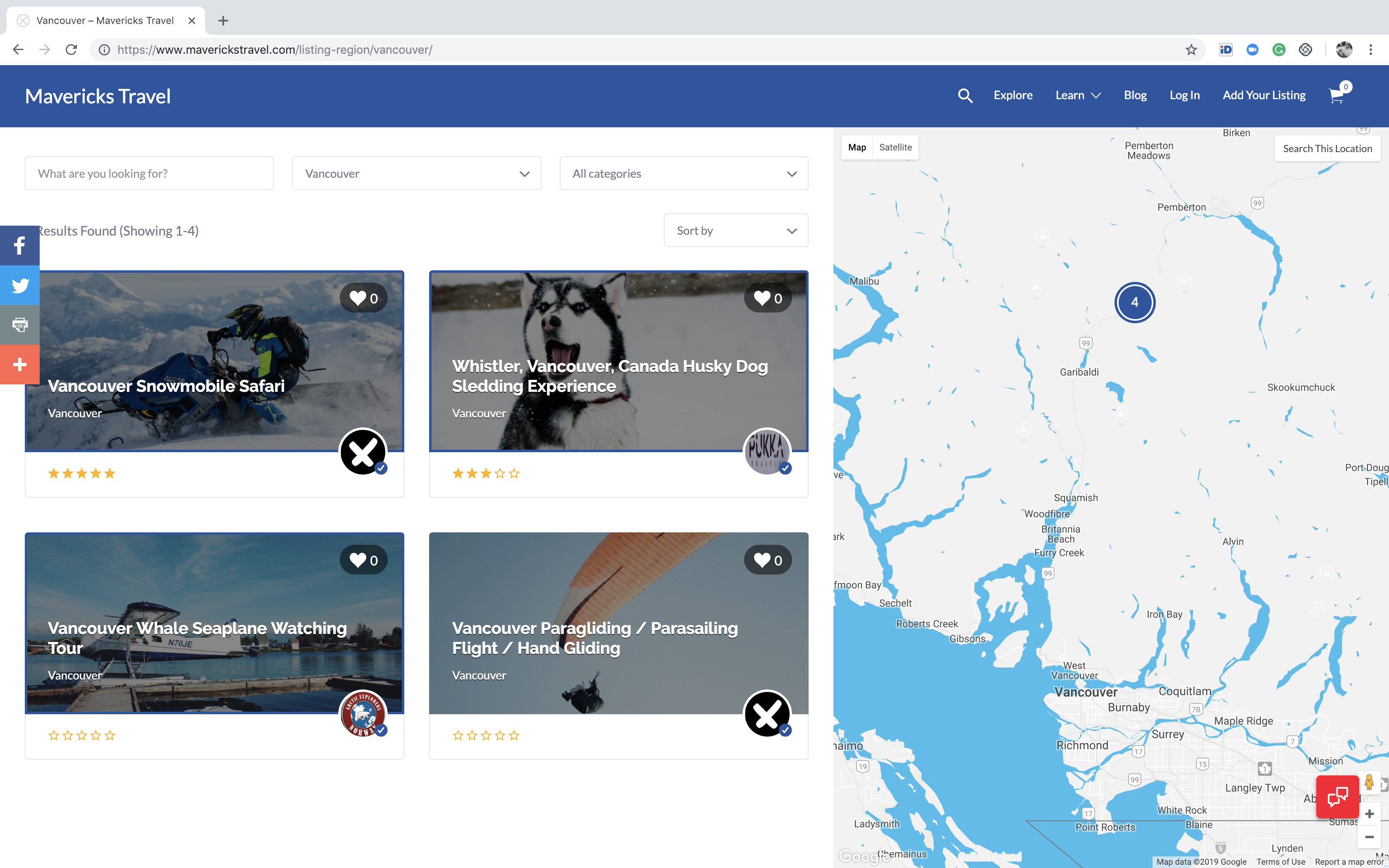 Mavericks Travel Image