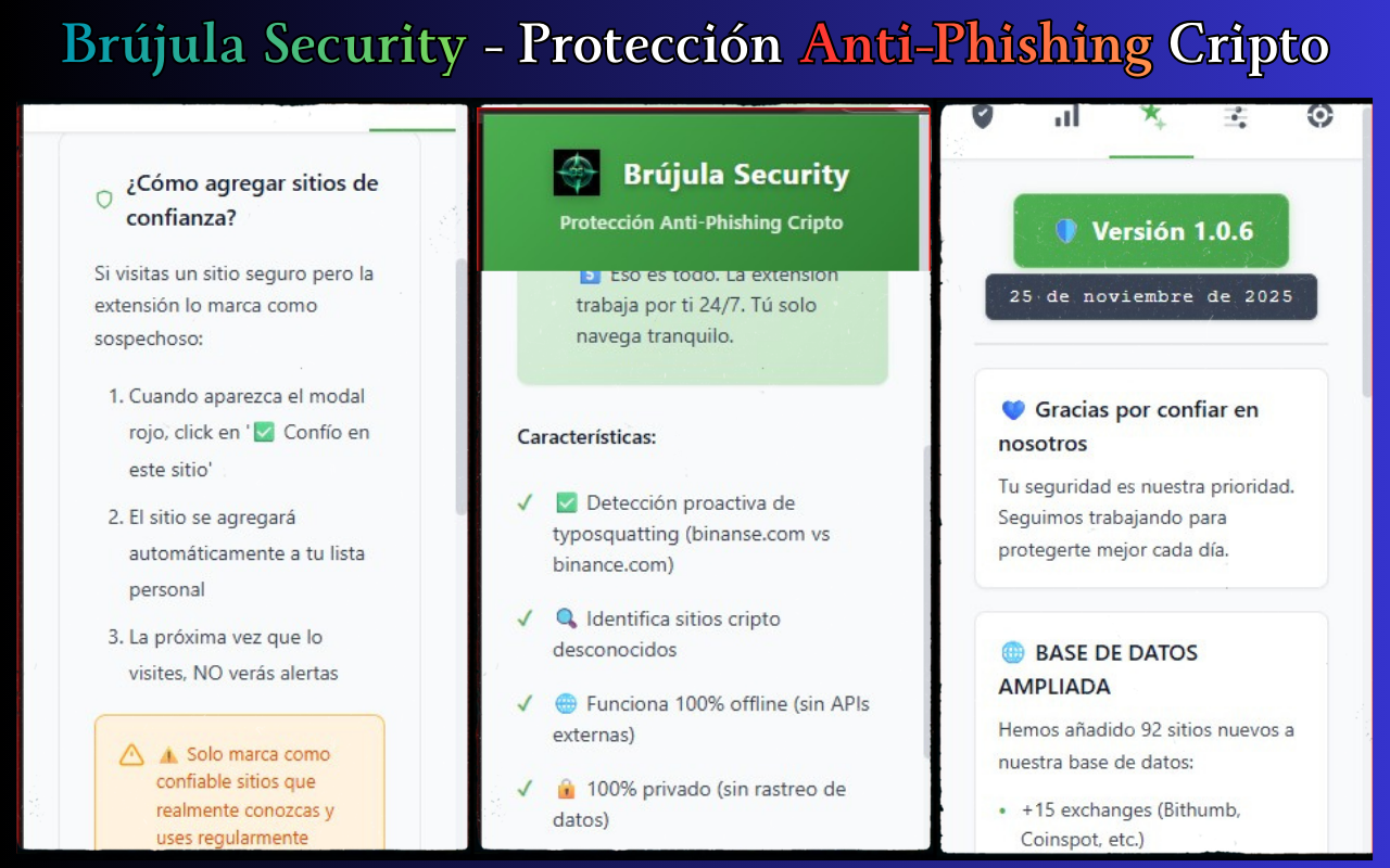 Brújula Security - Screenshot 3 showing product features and functionality