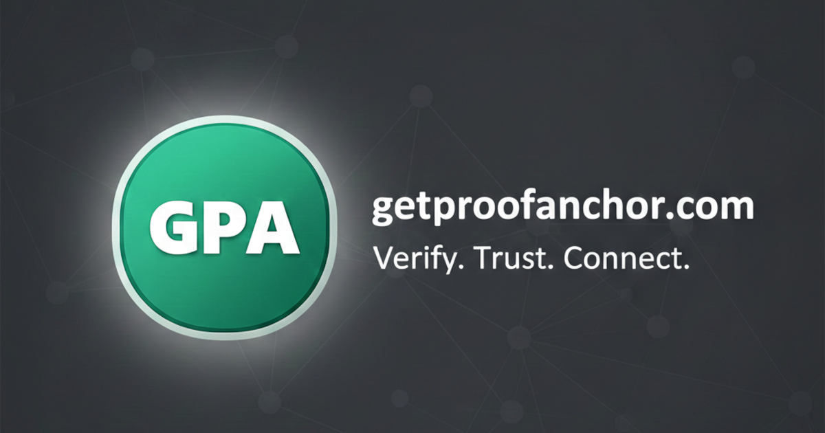 GetProofAnchor - verifiable web evidence gallery image