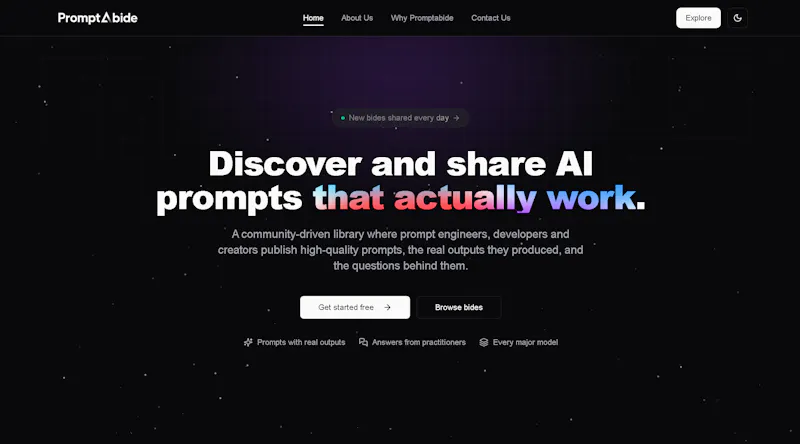 PromptAbide screenshot 1