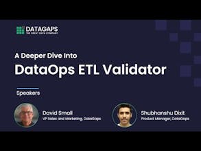 DataOps Suite ETL Validator gallery image